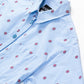 MOSCHINO / Short sleeves shirt dress with shell dot