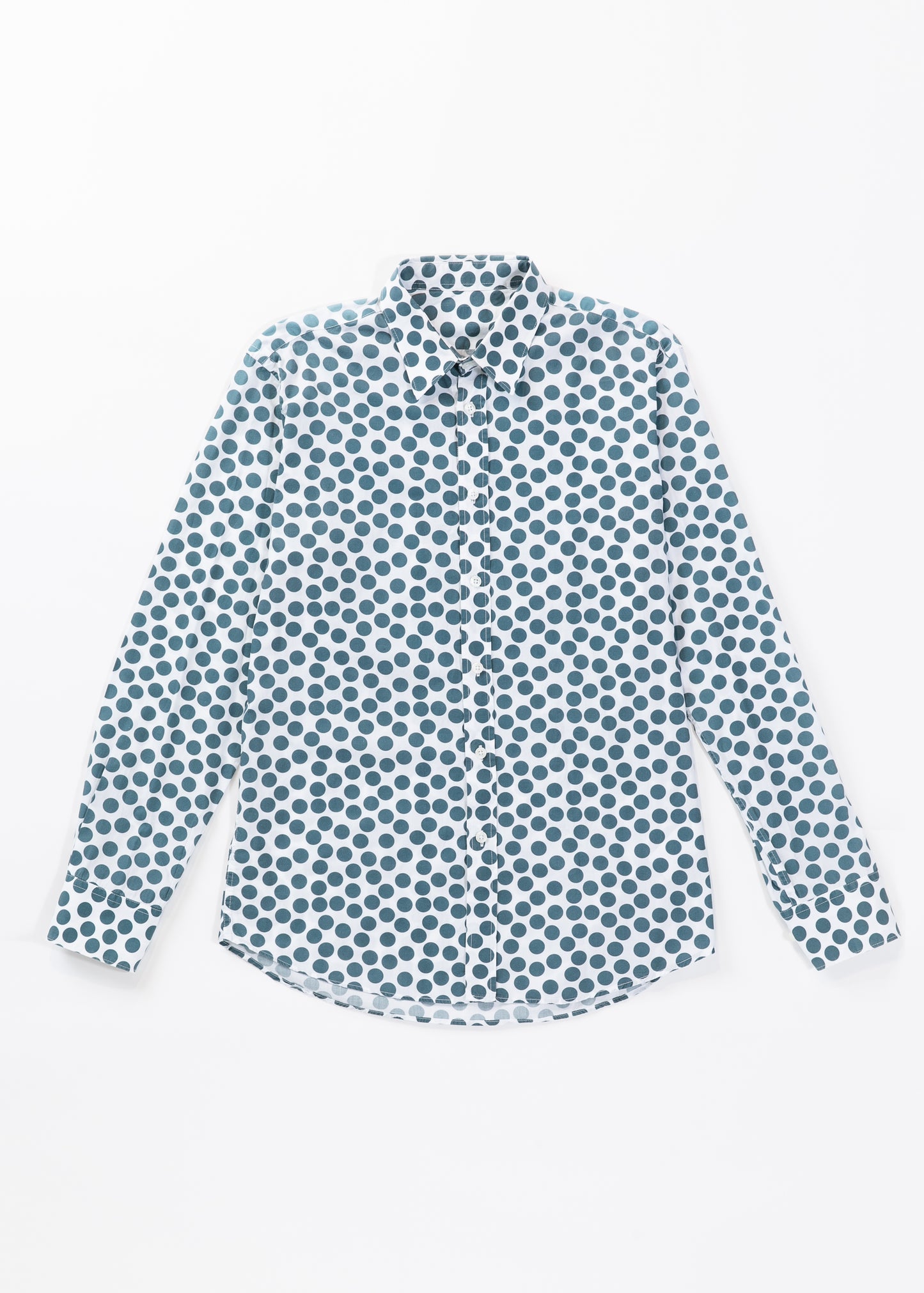 Polka dots long sleeve shirt