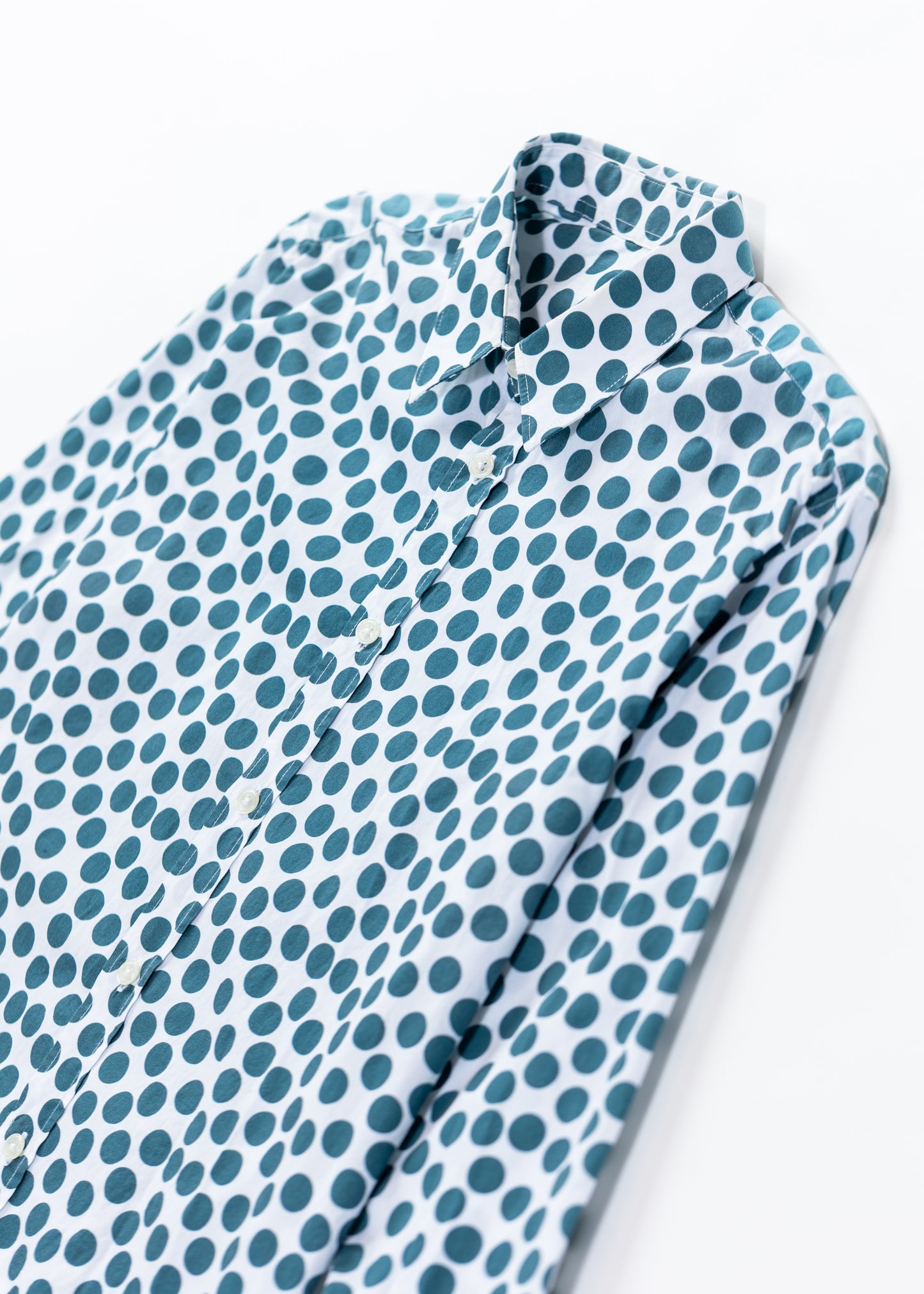 Polka dots long sleeve shirt