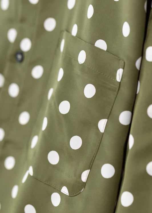 Polka dots printed shirt