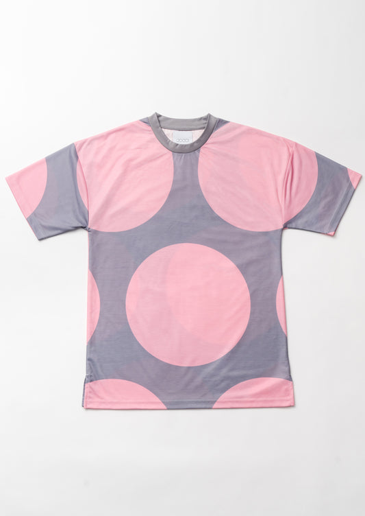 φ12inch dots Tee / GRY